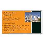 Krane Gebäude AN Gebäude Bau Magnetische Visitenkarte (Vorderseite)