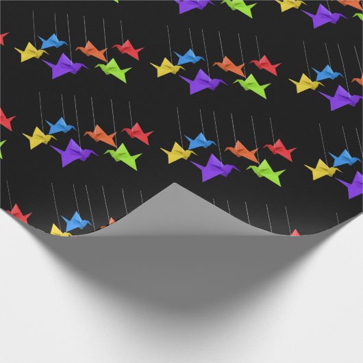 Krane Geschenkpapier (Ecke)