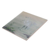 Krane im chinesischen Fluss Fliese (Seite)