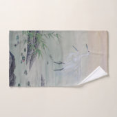 Krane im chinesischen Fluss Handtuch (Handtuch)