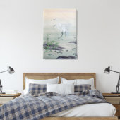 Krane im chinesischen Fluss Leinwanddruck (Insitu (Schlafzimmer))