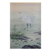 Krane im chinesischen Fluss Poster (Vorderseite)