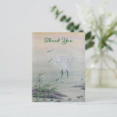 Krane im chinesischen Fluss Postkarte (Stehend Vorderseite)