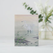 Krane im chinesischen Fluss Postkarte (Stehend Vorderseite)