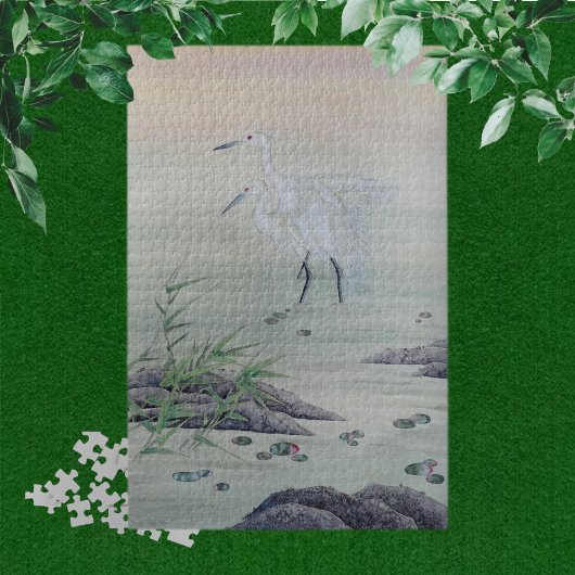 Krane im chinesischen Fluss Puzzle