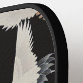 Krane im Flug mit individuelle Name Pickleball Schläger (Linke Seite)