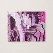 Krane im koreanischen Garten Puzzle (Horizontal)