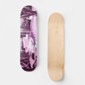 Krane im koreanischen Garten Skateboard (Vorderseite)