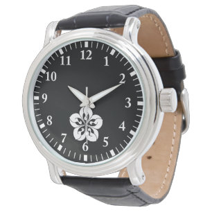 Krane im Korinstil in Form einer Ballon-Blume Armbanduhr