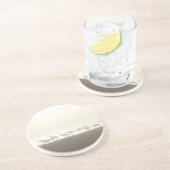Krane im Nebel Getränkeuntersetzer (Seite)