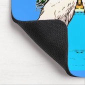 Krane in der Liebe Mousepad (Ecke)