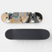 Krane in die Höhe über dem Fluss Skateboard (Horizontal)