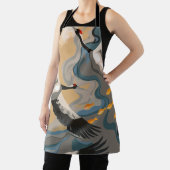 Krane in einer traumhaften Seascape Schürze (InSitu)