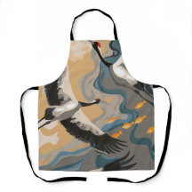 Krane in einer traumhaften Seascape