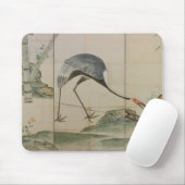 Kräne, Kiefern und Bambus Mousepad (Mit Mouse)