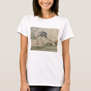 Kräne, Kiefern und Bambus T-Shirt