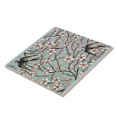 Krane - Mandelblüten und Schwalben Fliese (Seite)