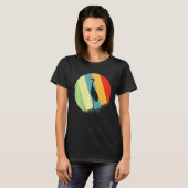 Krane mit Retrofarben T-Shirt (Vorne ganz)