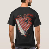 KRANE OPERATOR DIAMOND PLATE CRANE BRICK US MAP T-Shirt (Rückseite)