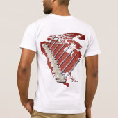 KRANE OPERATOR DIAMOND PLATE CRANE BRICK US MAP T-Shirt (Rückseite)
