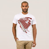 KRANE OPERATOR DIAMOND PLATE CRANE BRICK US MAP T-Shirt (Vorne ganz)