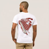 KRANE OPERATOR DIAMOND PLATE CRANE BRICK US MAP T-Shirt (Schwarz voll)