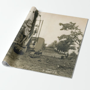 KRANE-OPERATOR SHOVEL 7 GESCHENKPAPIER