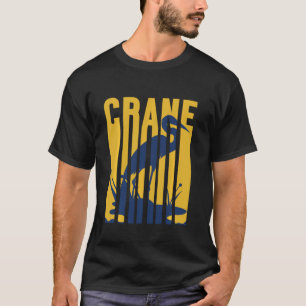 Krane Origami Birdie Animal Nature Bird Cu T-Shirt