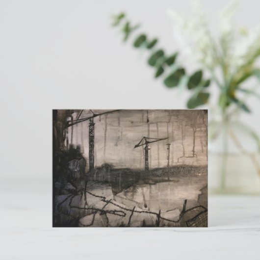 Krane Postkarte (Stehend Vorderseite)