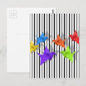 Krane Postkarte (Vorne/Hinten)