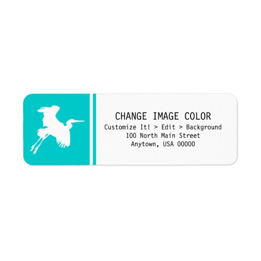 Krane - Rücksendeadresse (Vorne)