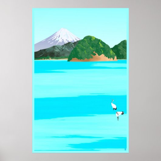 Krane und das Meer Poster (Vorne)