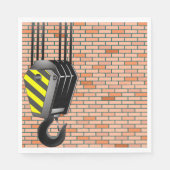 Krane und Haken Papier Napkins Serviette (Vorderseite)