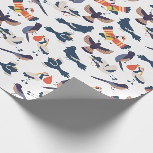 Krane und Magpie Joseon Dynastie Bird Watching Geschenkpapier (Ecke)