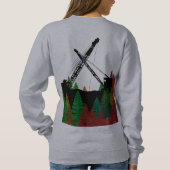 Krane- und Schaufellerarbeiten im Nordwesten Sweatshirt (Rückseite)