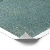 Krane und Wave, Hiroshige Poster (Ecke)