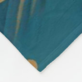 Krane und Wave, japanisches Design Fleecedecke (Ecke)