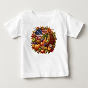 Kräne von US/US/Erntedank Baby T-shirt
