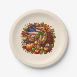 Kräne von US/US/Erntedank Pappteller