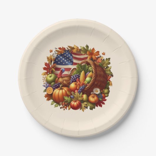 Kräne von US/US/Erntedank Pappteller (Vorderseite)