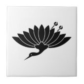 Kranes Chrysanthemum Fliese (Vorderseite)