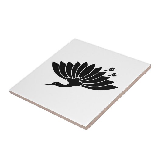 Kranes Chrysanthemum Fliese (Seite)