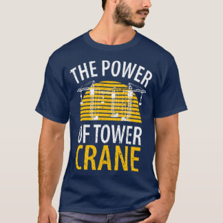Kranfahrer Vater Väter Tagesbau T-Shirt
