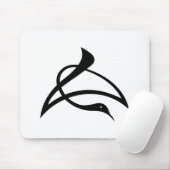 Kranförmige Kanji für Cho Mousepad (Mit Mouse)