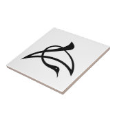 Kranförmige Kanji-Zeichen für Cho Fliese (Seite)