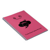 Kranförmige Pflaumenblüte Notizblock (Rechte Seite)