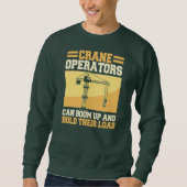 Kranführer Bau eines Hochspannungsgeräteturms Sweatshirt (Vorderseite)