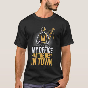 Kranführer Beruf Bauarbeiter T-Shirt