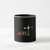 Kranführer Evolution Konstrukteur Tasse (Zentrum)