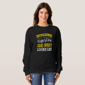 Kranführer Job Titel Mitarbeiter Arbeiter Kranführ Sweatshirt (Vorne ganz)